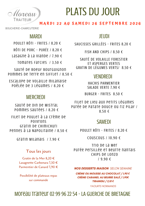 PLATS du jour semaine internet 3